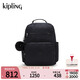 凱浦林【生日禮物】kipling男女款春夏簡(jiǎn)約輕便雙肩背包書(shū)包|SO BABY 黑底紋路壓花