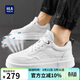 海瀾之家HLA男鞋百搭簡(jiǎn)約小白鞋男透氣舒適休閑鞋男 E232白色42