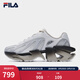 斐樂(lè )（FILA）官方V頭鞋男鞋FILA VETTA X老爹鞋2026春季新款休閑鞋運動(dòng)鞋 雨霧灰/水泥棕-NC 42.5