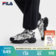 FILA斐樂(lè )蕨草鞋女鞋運動(dòng)鞋厚底老爹鞋2025夏季新款鞋子舒適輕便休閑鞋 雪白/藕灰-CF 36.5