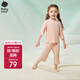 babycare兒童睡衣優(yōu)可絲薄款寶寶家居服套裝 【春夏款】桃乳粉 90 
