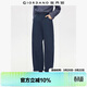 佐丹奴褲子女2026年春季新款純棉寬松半松緊腰錐形休閑褲13415176