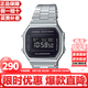 卡西歐（CASIO）Vintage系列復古方形方塊經(jīng)典小銀塊防水手表情人節禮物 小方塊A168WEM-1