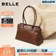 百麗包包女季新品時(shí)尚通勤皮帶扣法棍單肩托特包F3073DX5 棕色 F