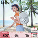 凱浦林【生日禮物】kipling女款時(shí)尚雙肩背包猴子包|CITY PACK/ZIP系列 CITY PACK MINI-簡(jiǎn)約灰