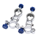 朝宇可折疊釣椅傘架配件鋁合金通用型固定夾釣傘架漁具釣魚椅配件 13CM新款折疊傘架（一對）