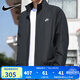 耐克（NIKE）外套男裝 2026春季新款健身訓練運動(dòng)服休閑立領(lǐng)防風(fēng)梭織百搭夾克 HV1140-010 M 【170】 體重110~130斤左右