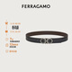 菲拉格慕（Ferragamo）男士雙面GANCINI可調式腰帶 0464231_C_100 禮物送男友