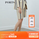 PORTS寶姿 商場(chǎng)同款新品女裝條紋網(wǎng)眼肌理短褲LL8P055KFQ051 丈青條紋 S (4)