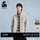 杰克·瓊斯（JACK&JONES）春季男裝外套棉服棉衣時(shí)尚百搭潮流寬松立領(lǐng)洛杉磯湖人226109025 灰 XL （185）