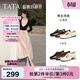 他她（TATA）超?，旣愓湫锛拘驴顝凸艤\口小皮鞋女鞋單鞋7H020AA5 白月光（粗跟款）-7HF20 37