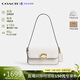 蔻馳（COACH）【品牌直供】奢侈品女包 ZOE牛皮革斜挎包 白色CAM18生日禮物