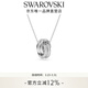施華洛世奇（SWAROVSKI）【生日禮物】Hyperbola項鏈女繩結吊墜輕奢小眾送女友女 鍍白金色5646724