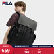 FILA斐樂(lè )【黑武士】雙肩包老花輕便大容量背包秋季新款時(shí)尚書(shū)包 正黑色-BK XS