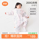 良良嬰兒睡袋防踢被寶寶秋冬加厚兒童分腿睡袋翩翩粉110/56