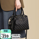 愛(ài)情海牛皮斜挎包包女包單肩手提大容量輕奢生日禮物高級感送女友老婆