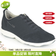 健樂(lè )士（GEOX）鞋子男低幫運動(dòng)休閑鞋防滑健步鞋輕便深藍色春秋2025新款 藍色 43