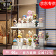 EACHY盲盒展示架收納盒透明防塵手辦玩具labubu泡泡瑪特展示盒-特大號