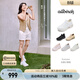 Allbirds【董潔同款】云感鞋EcoLane新品休閑輕盈厚底透氣網(wǎng)面跑鞋男女鞋 自然白 37 /W7 女碼