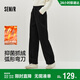 森馬（Semir）休閑褲女冬季發(fā)熱抑菌抓絨寬松彎刀褲2025潮酷香蕉褲109725127008