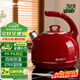格來(lái)德（Grelide）純鈦燒水壺新款家用大容量保溫電熱水壺四段控溫智能恒溫電水壺純鈦99.9% 雙層防燙中國紅D1215E鈦