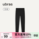 ubras無(wú)尺碼輕薄裸感打底褲女瑜伽褲鯊魚(yú)褲騎行褲高彈運動(dòng)褲 【打底褲】黑色 1條 均碼