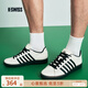 蓋世威（K·SWISS）經(jīng)典板鞋classic66 男女春夏季新款透氣情侶德訓休閑鞋薄底鞋4413 198-豆腐白/純黑 男 41
