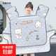 夏季電動(dòng)車(chē)電瓶車(chē)檔風(fēng)被防曬夏天擋風(fēng)被薄款擋雨電車(chē)防曬被 灰色奶茶小熊-【側翼加寬】 均碼