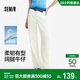 森馬（Semir）森柔|牛仔褲女夏涼感做舊闊腿褲女生ins潮流長(cháng)褲103325124001A