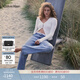 Calvin KleinJeans26春夏新款女士?jì)?yōu)雅休閑經(jīng)典ck繡標絞花紐扣V領(lǐng)針織開(kāi)衫 YAS-牛乳白 M
