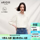 艾諾絲雅詩(shī)ARIOSEYEARS春秋新品萊賽爾通勤高級感七分袖雪紡衫女30715003 奶油米 L