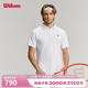 威爾勝（Wilson）官方夏季男士DAILY網(wǎng)球服運動(dòng)訓練吸濕速干短袖POLO衫 亮白色-WM20056512WTA M /175/96A