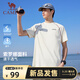 駱駝（CAMEL）運動(dòng)休閑t恤男圓領(lǐng)短袖速干跑步上衣 C16BAYL6056 燕麥米 XL