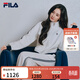 FILA MUSE 楊冪同款斐樂(lè )官方女士針織長(cháng)袖外套2026夏新款休閑百搭上衣 云白-WT M 165/84A/M