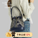 大英博物館安德森貓包包女包提花水桶包輕奢斜挎手提包送女生禮物