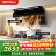 歐派【颶風(fēng)E860XJ】煙灶聯(lián)動(dòng)套裝30風(fēng)量+ 5.2kW猛火灶家用大吸力抽油煙機爐灶套裝（天然氣）京東自營(yíng)