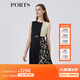 PORTS寶姿春夏新品女裝正常小領(lǐng)型無(wú)袖中長(cháng)連衣裙LM8D176LWT004 黑色 M (6)