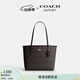 蔻馳（COACH）奧萊女士女包經(jīng)典標志中號CITY托特包單肩包手提包通勤禮物city26 核桃棕色 黑色