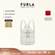 芙拉（FURLA）【禮物】FLOW迷你女士時(shí)尚雙肩包小背包輕便高顏值 棉花糖白