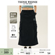 Teenie Weenie小熊女裝時(shí)尚簡(jiǎn)約風(fēng)夏季工裝風(fēng)長(cháng)半裙塔絲隆面料戶(hù)外 黑色 M
