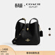 蔻馳（COACH）【專(zhuān)享直降】奧萊女士女包HADLEY 20號迷你多功能斜挎包單肩包 IM/黑色