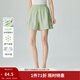 茵曼萊賽爾天絲清涼薄款闊腿休閑褲女2025夏季文藝舒適短褲山本褲 清水綠 L