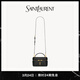 YSL圣羅蘭 女士GABY VANITY BAG 羊皮革肩帶手拿包 黑色 U
