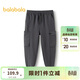 巴拉巴拉童裝男童長(cháng)褲加絨小童大童褲子秋冬衛褲24108122