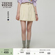 Teenie Weenie小熊女裝半身裙夏季甜美活力裙子花苞短裙 淺卡其色 L