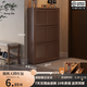 冬木超薄實(shí)木家用門(mén)口室內翻斗鞋柜新款2024爆款入戶(hù)玄關(guān)柜一體小鞋架 A款 18CM厚 (80*18*116CM） 整裝發(fā)貨