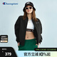 Champion冠軍夾克女2025春季新款美式潮流棒球外套休閑風(fēng)開(kāi)衫 黑色 M