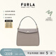 芙拉（FURLA）【禮物】DANAE牛皮小號女士休勤手提包單肩斜挎包豆腐包 巖石灰 小