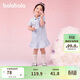 巴拉巴拉童裝兒童連衣裙女童寶寶裙子夏裝2025學(xué)院polo裙繡花208225111020