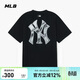 MLB短袖t恤女男運動(dòng)LOGO百搭休閑生日禮物3ATSB6353-50BKS-L